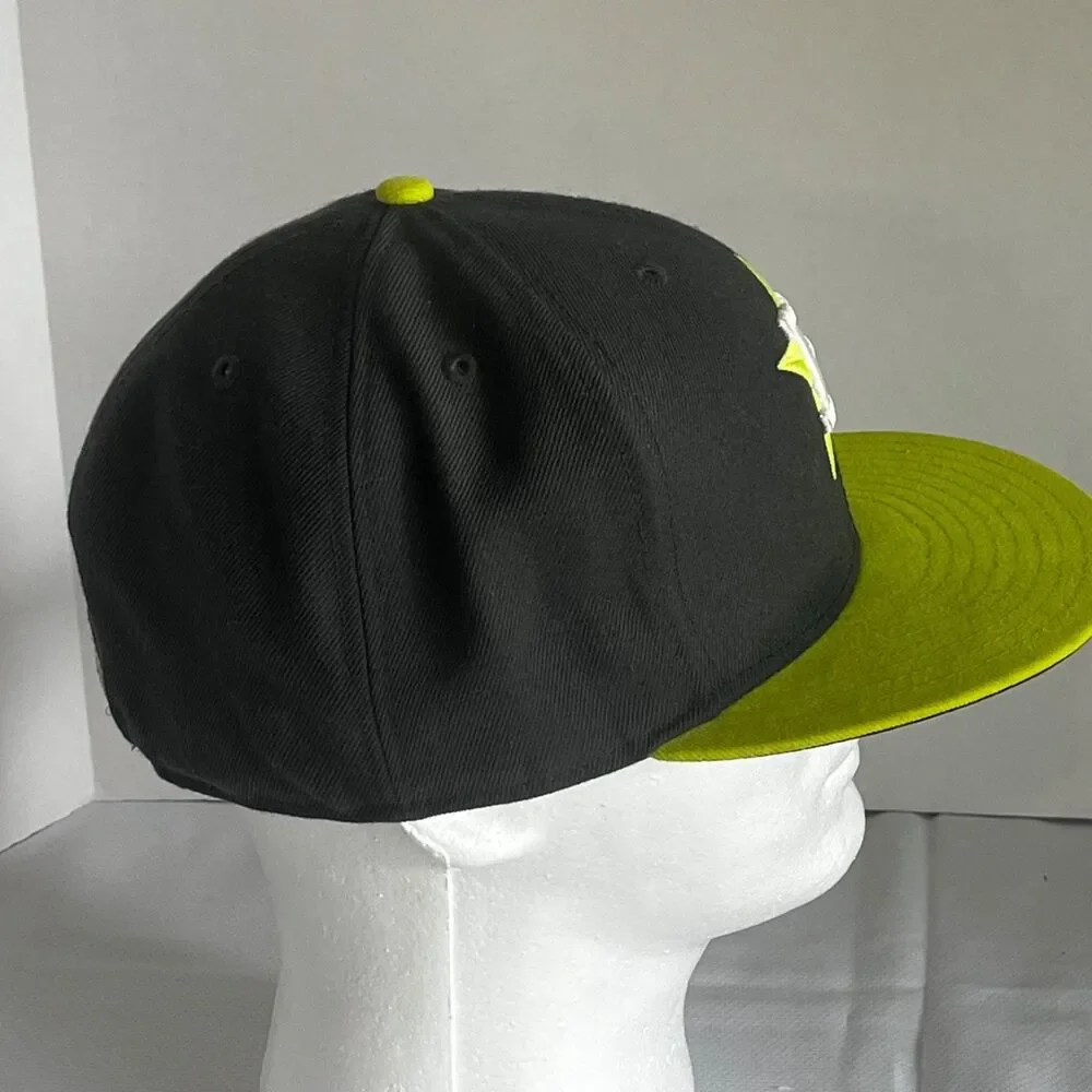 RARE - NEW - HOUSTON ASTROS New Era 59Fifty Gray Lime Fitted 7 5/8